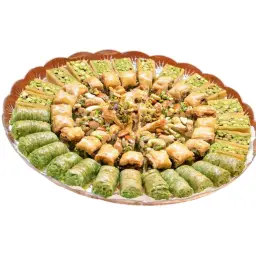Mixed Baklava with Pistachio _ 1 Kilo